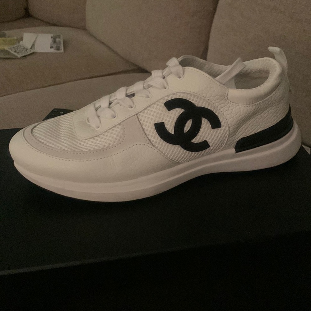 Chanel gently worn trainers